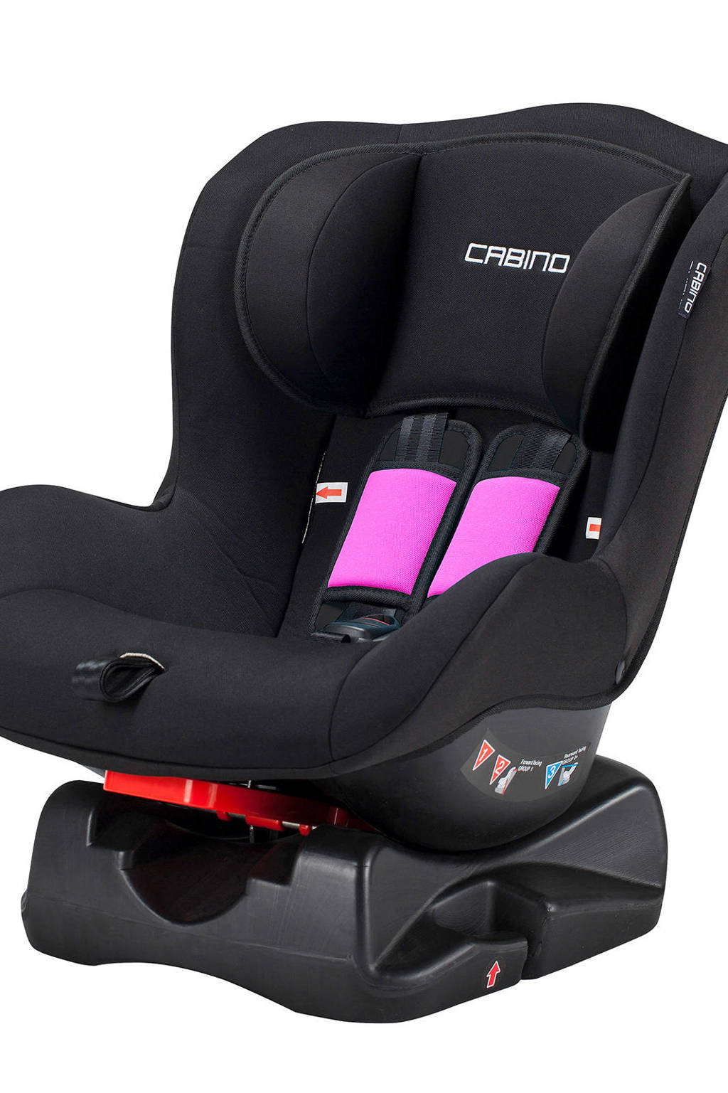 Cabino autostoel 0+1 zwart/roze |