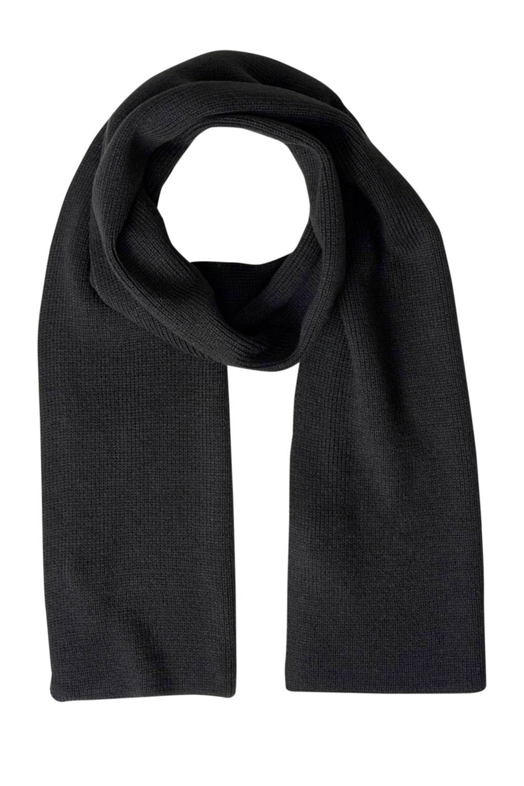 Jack & Jones Junior sjaal Jac JR zwart, Zwart