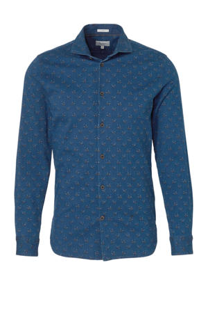 gebloemd overhemd Axel denim