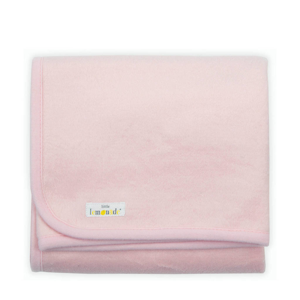 Little Lemonade wiegdeken 75x100 cm soft pink