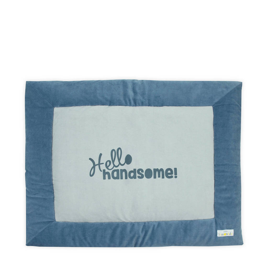Little Lemonade boxkleed 80x100 cm blauw, Blauw