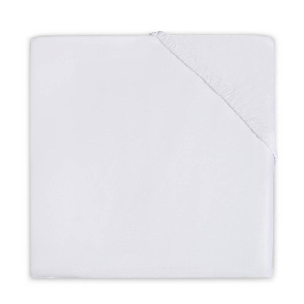 Little Lemonade hoeslaken boxmatras 75x95 cm wit, Wit
