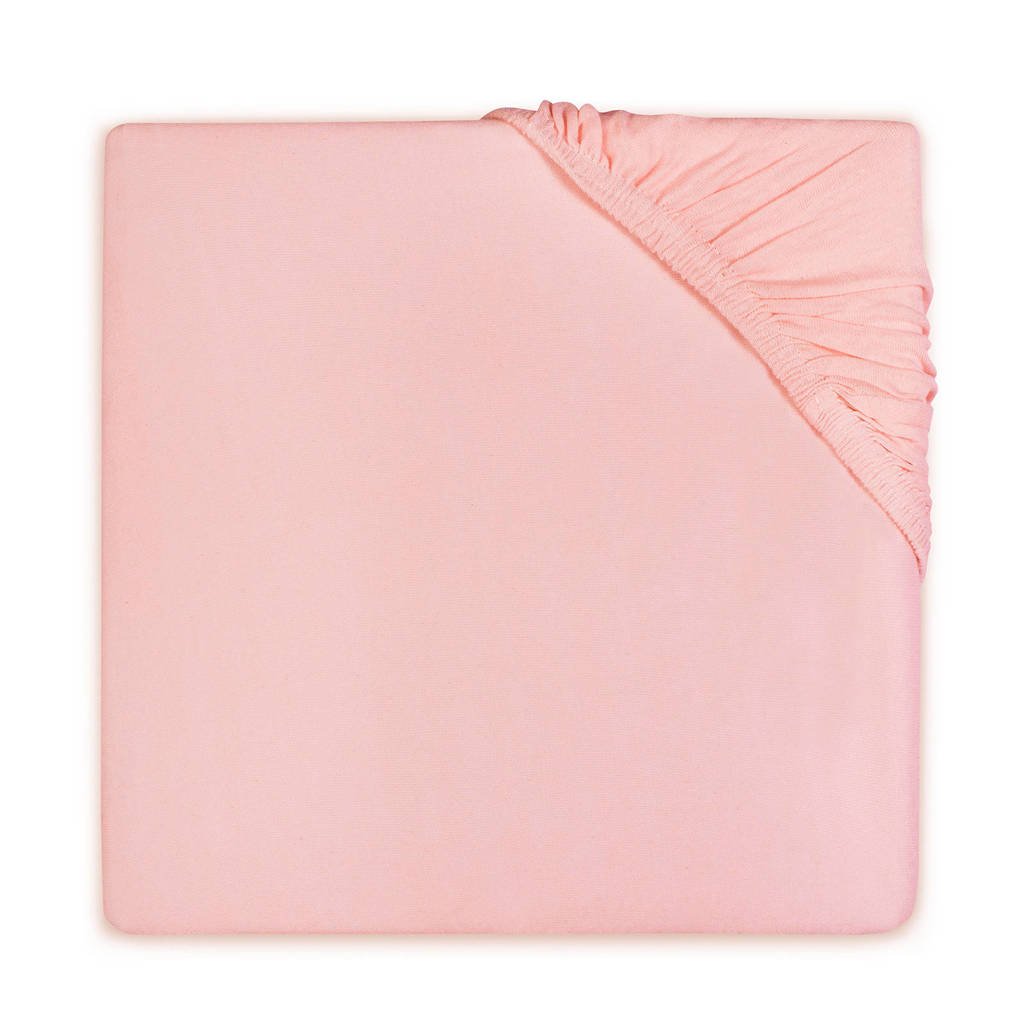 Little Lemonade katoenen hoeslaken 60x120 cm Roze