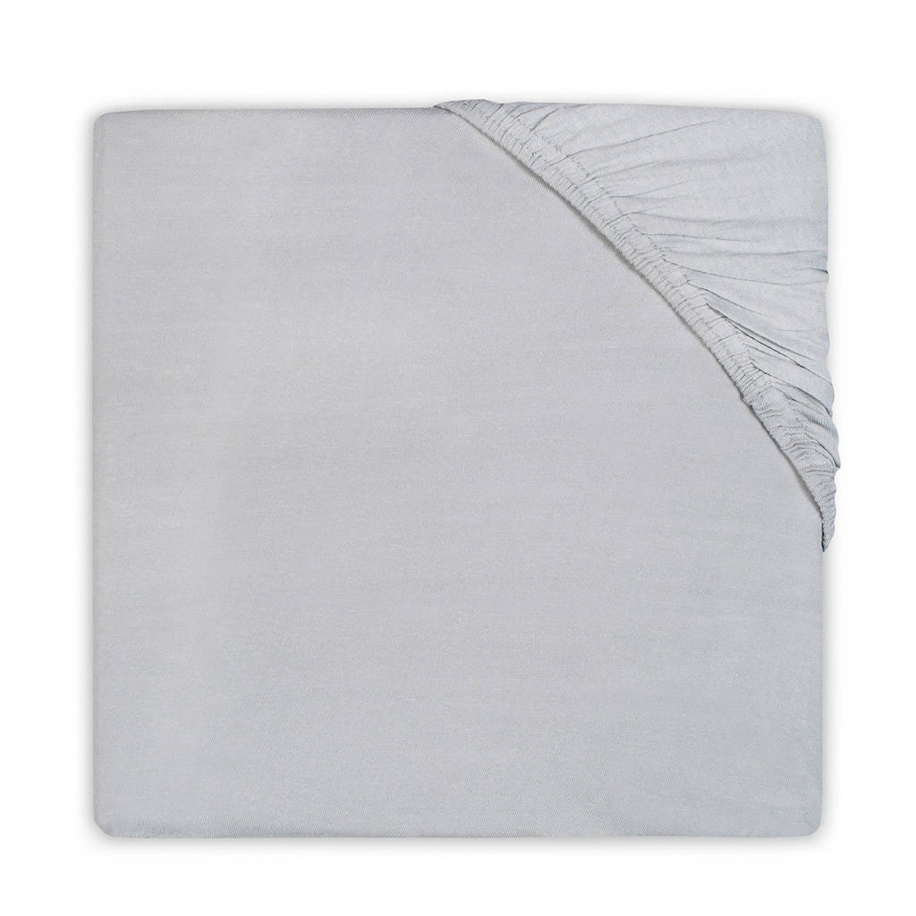 Little Lemonade katoenen hoeslaken 70x140 cm Grijs