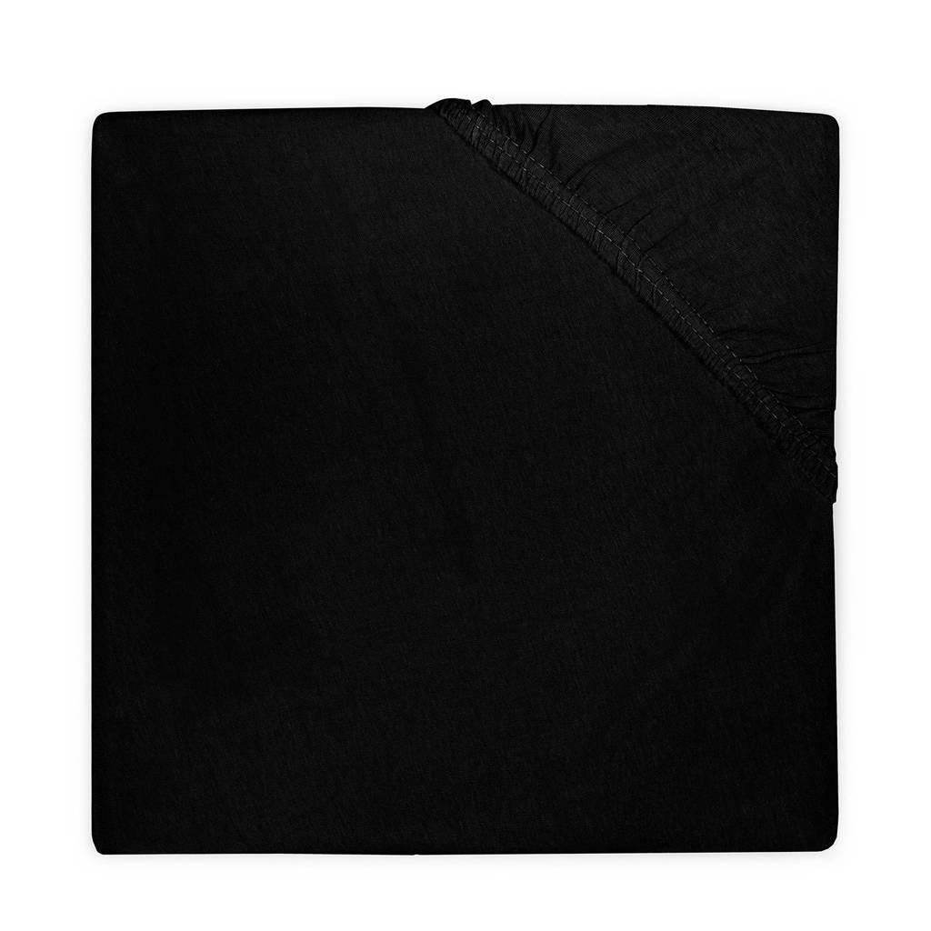 Little Lemonade hoeslaken boxmatras 75x95 cm zwart, Zwart