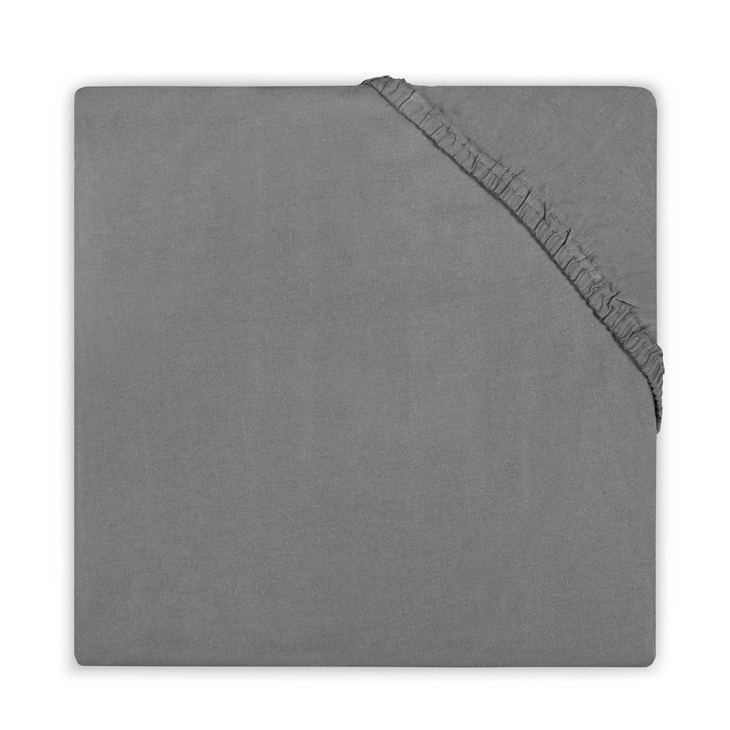 Little Lemonade hoeslaken boxmatras 75x95 cm grijs, Grijs