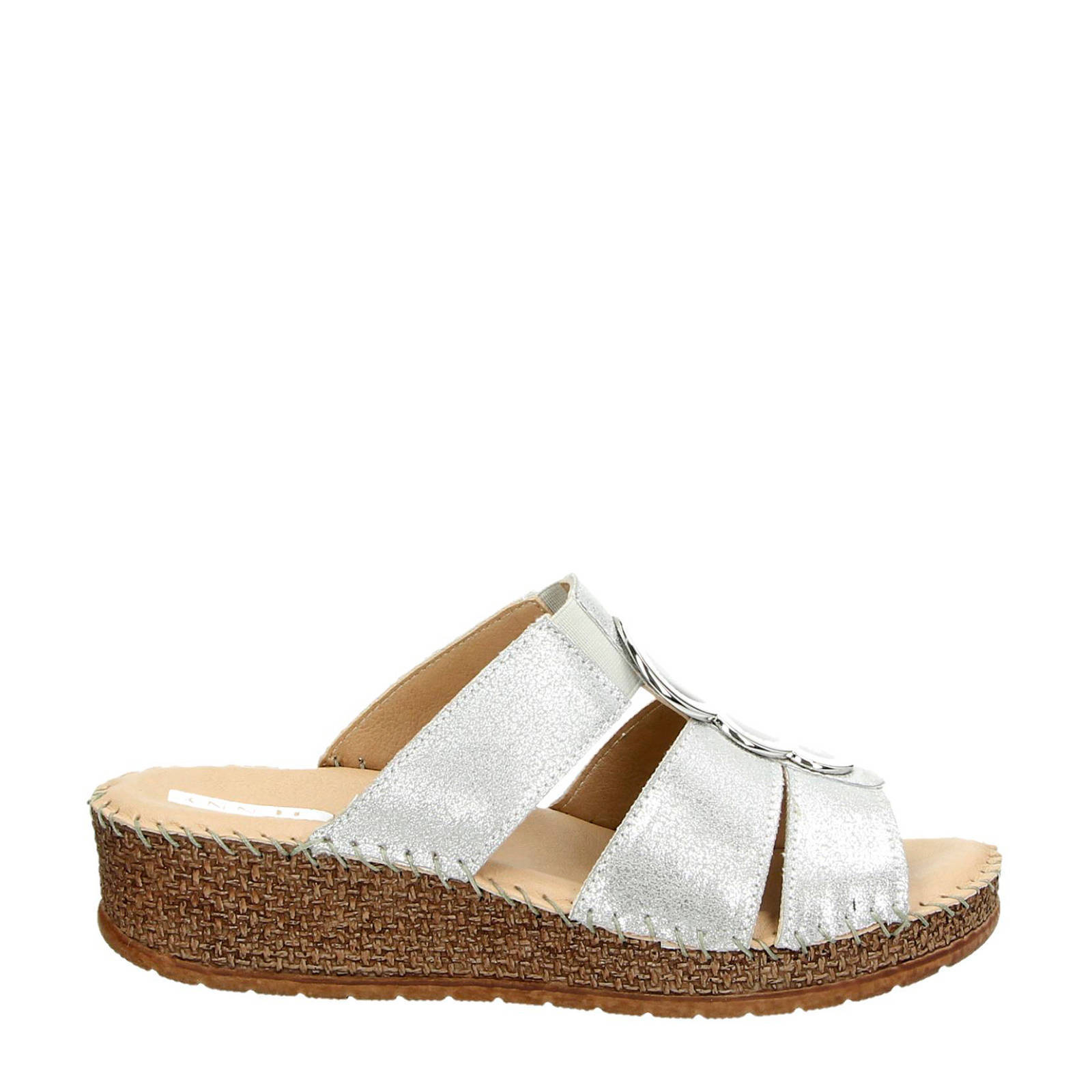 Jenny by Ara slippers zilver | wehkamp