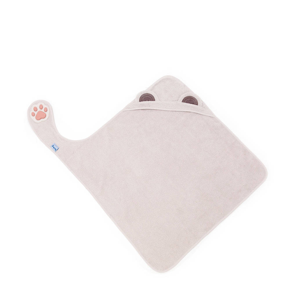 Invented 4 Kids badcape aap 75x75 cm, Beige