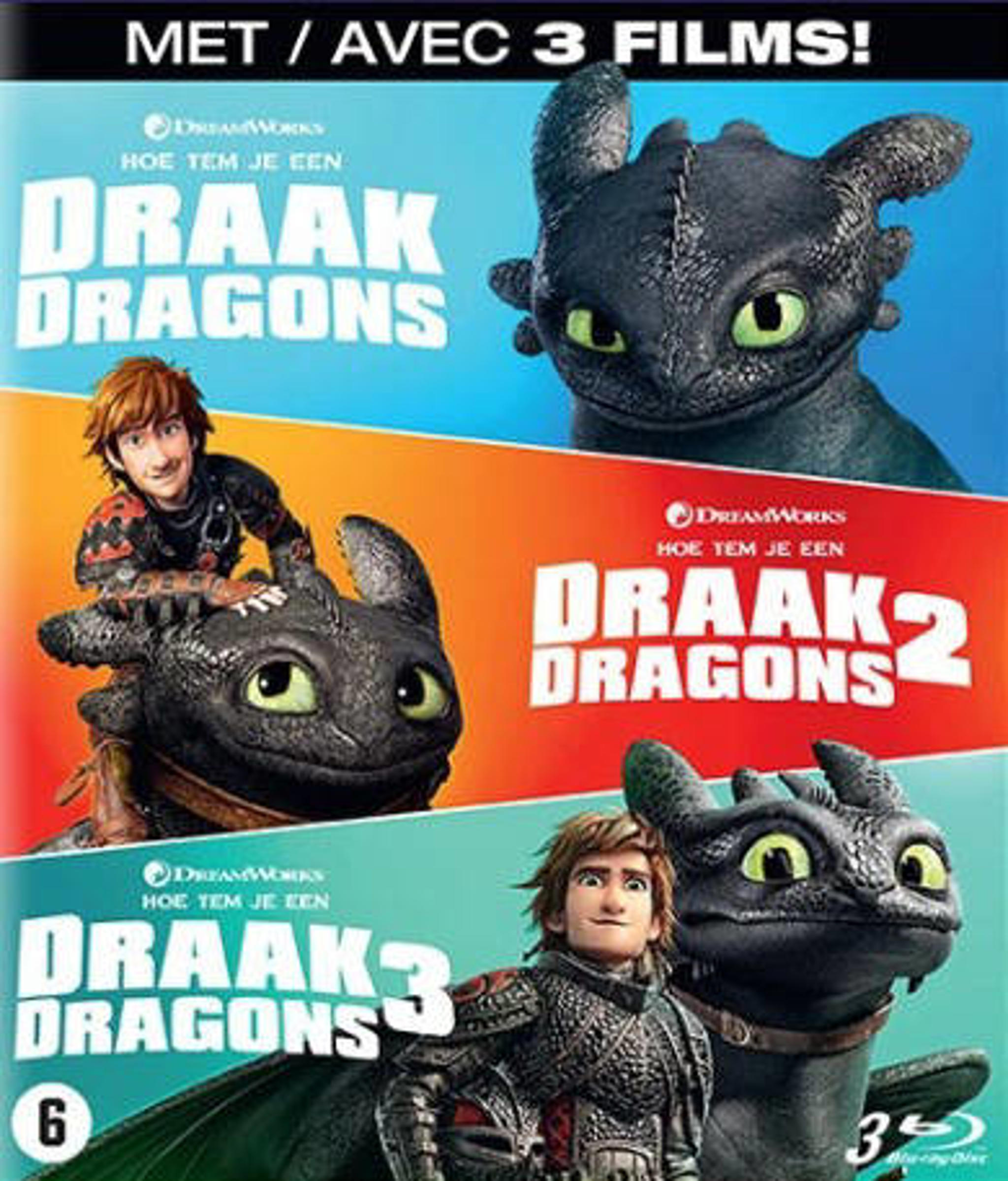 Hoe Tem Je Een Draak 1 3 (Bluray) wehkamp