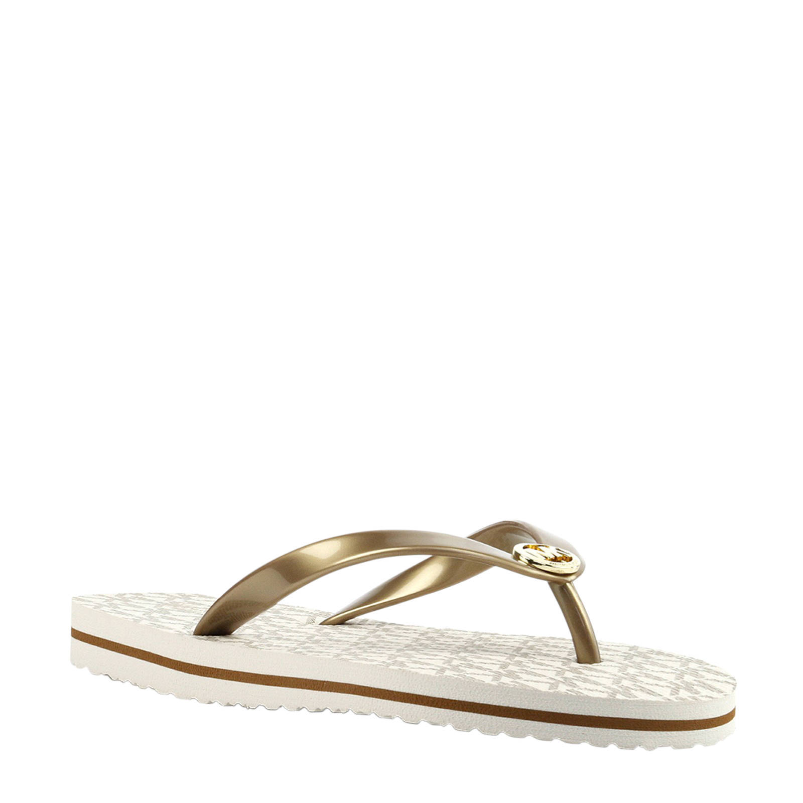 Michael Kors Slippers - Lana Mule in gold - Vergelijk prijzen