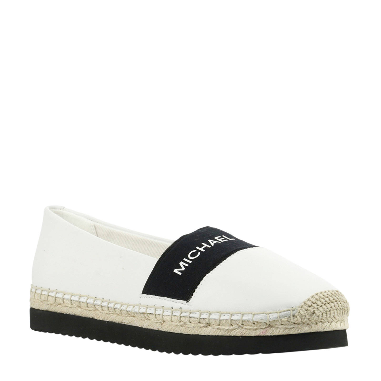 Michael Kors Vicky leren espadrilles wit | wehkamp
