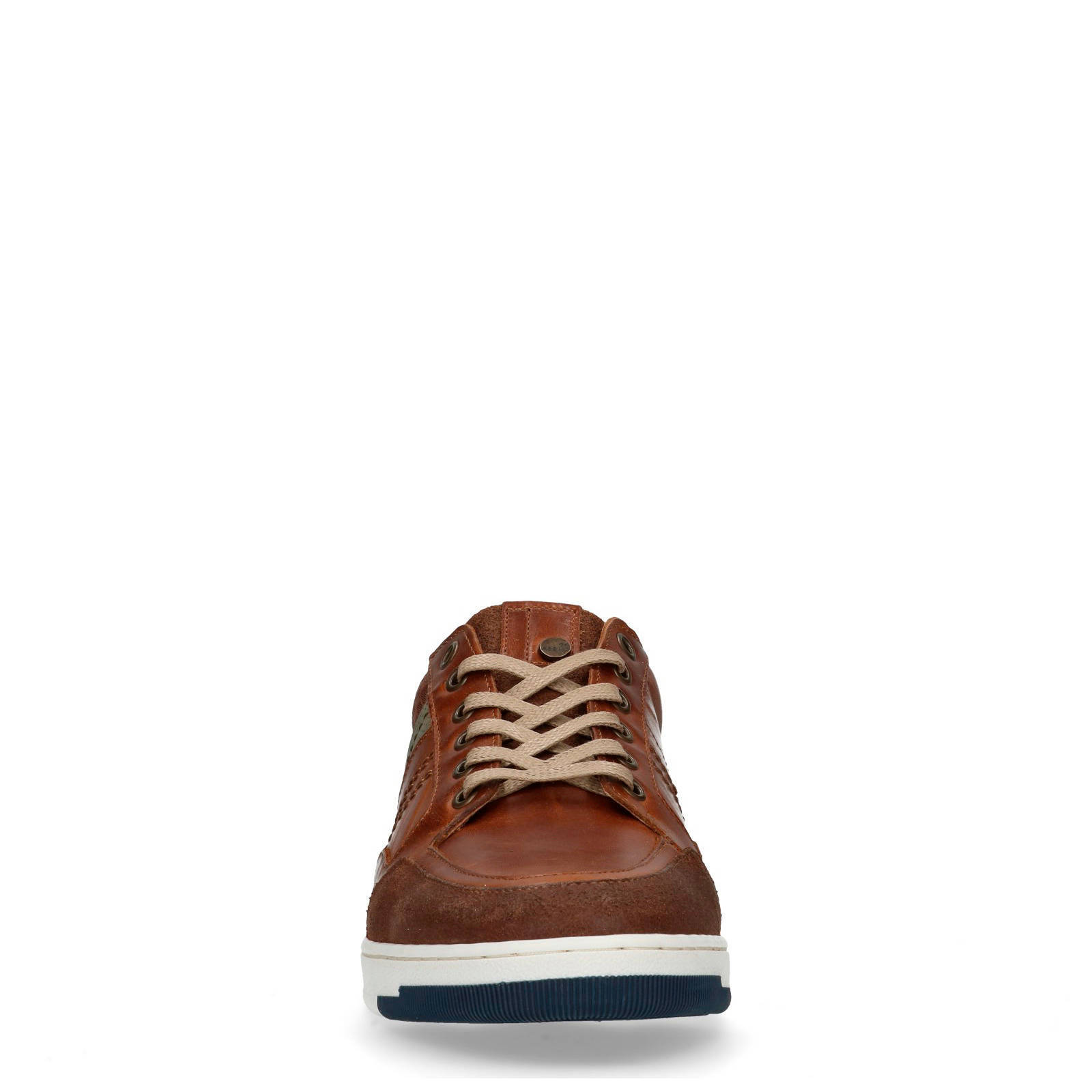 No Stress leren sneakers grijs | wehkamp