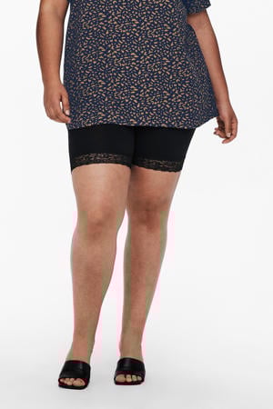cycling short met kant CARTIME zwart