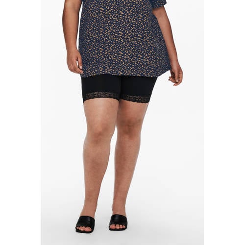 ONLY CARMAKOMA cycling short met kant CARTIME zwart afbeelding