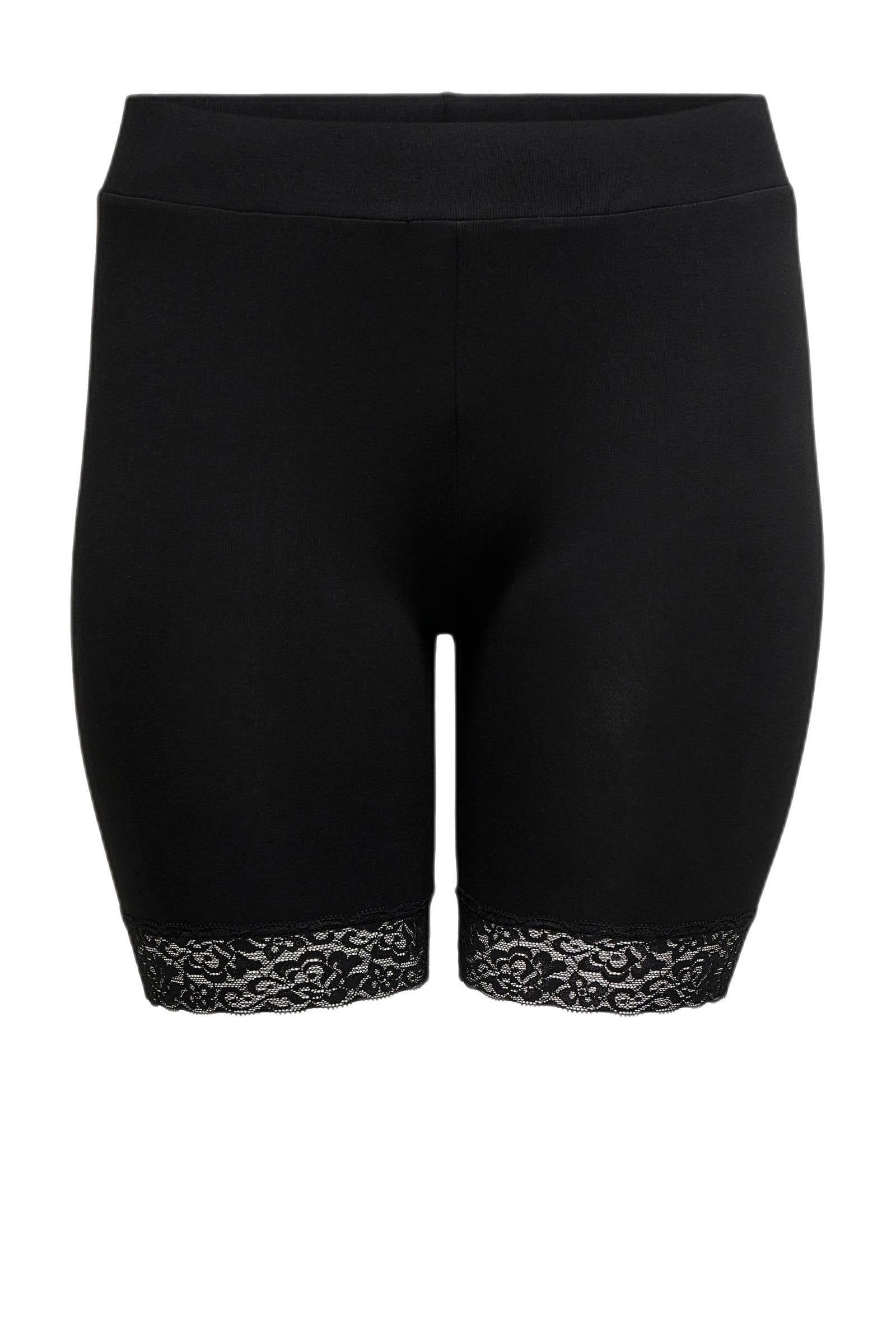 Ibiza stijl jeans short met kant voor slechts