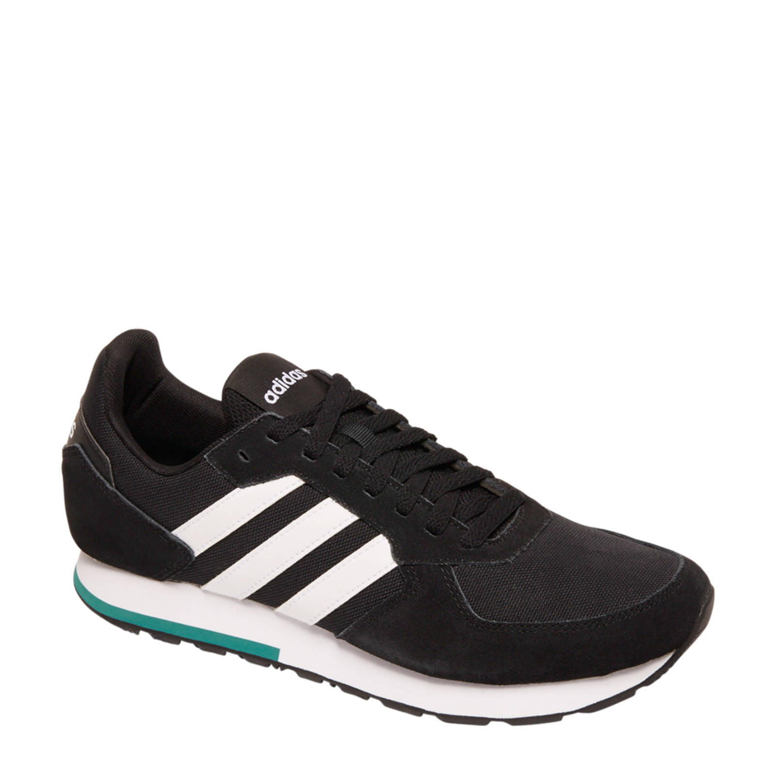 8K leren sneakers zwart/wit 8K leren sneakers zwart/wit