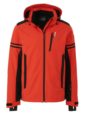 softshell ski-jack Foix rood/zwart