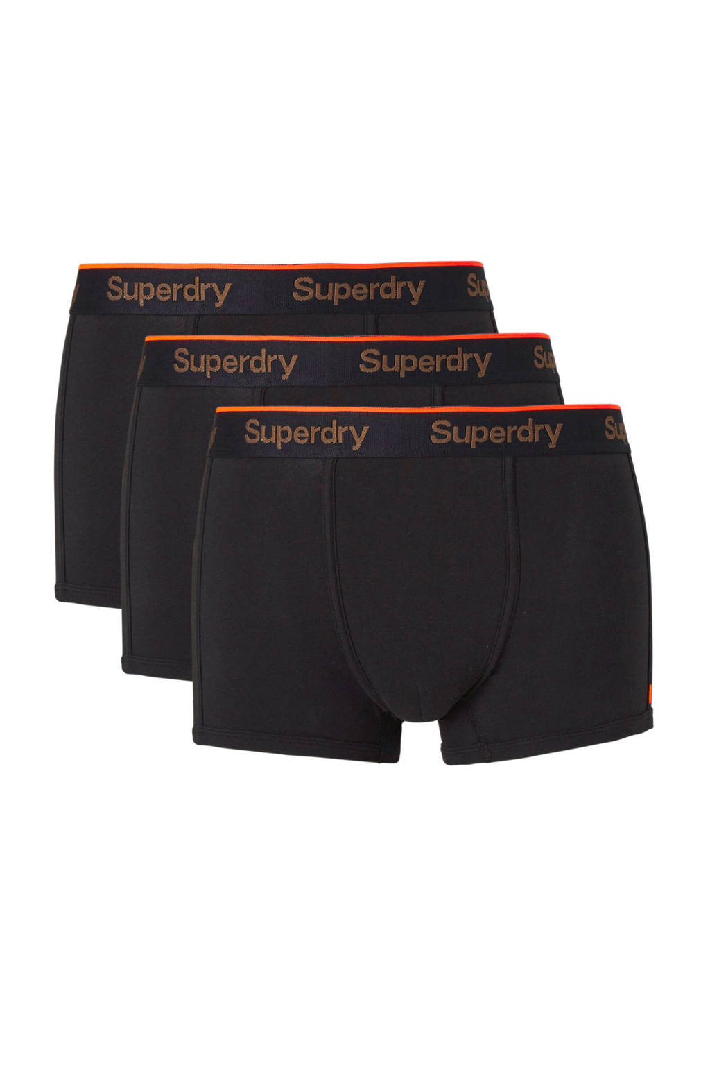 Superdry boxershort (set van 3), Zwart