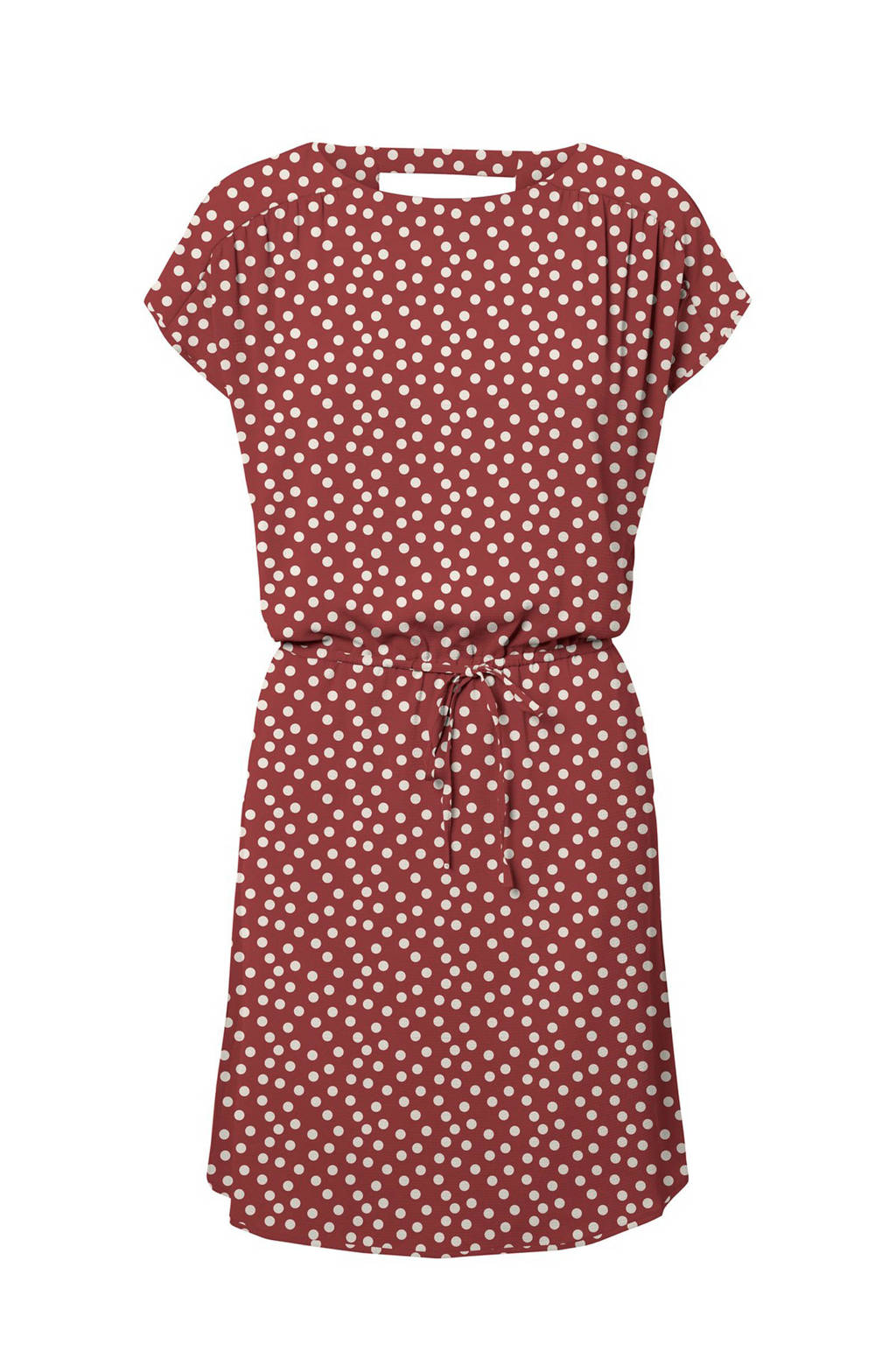 VERO MODA jurk met stippen brique, Brique