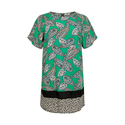 ONLY carmakoma jurk met paisley print groen ONLY carmakoma jurk met paisley print groen
