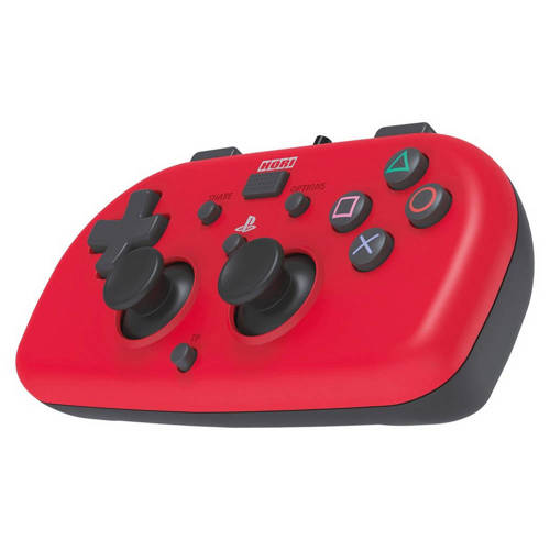 Hori PlayStation 4 mini-wired gamepad rood