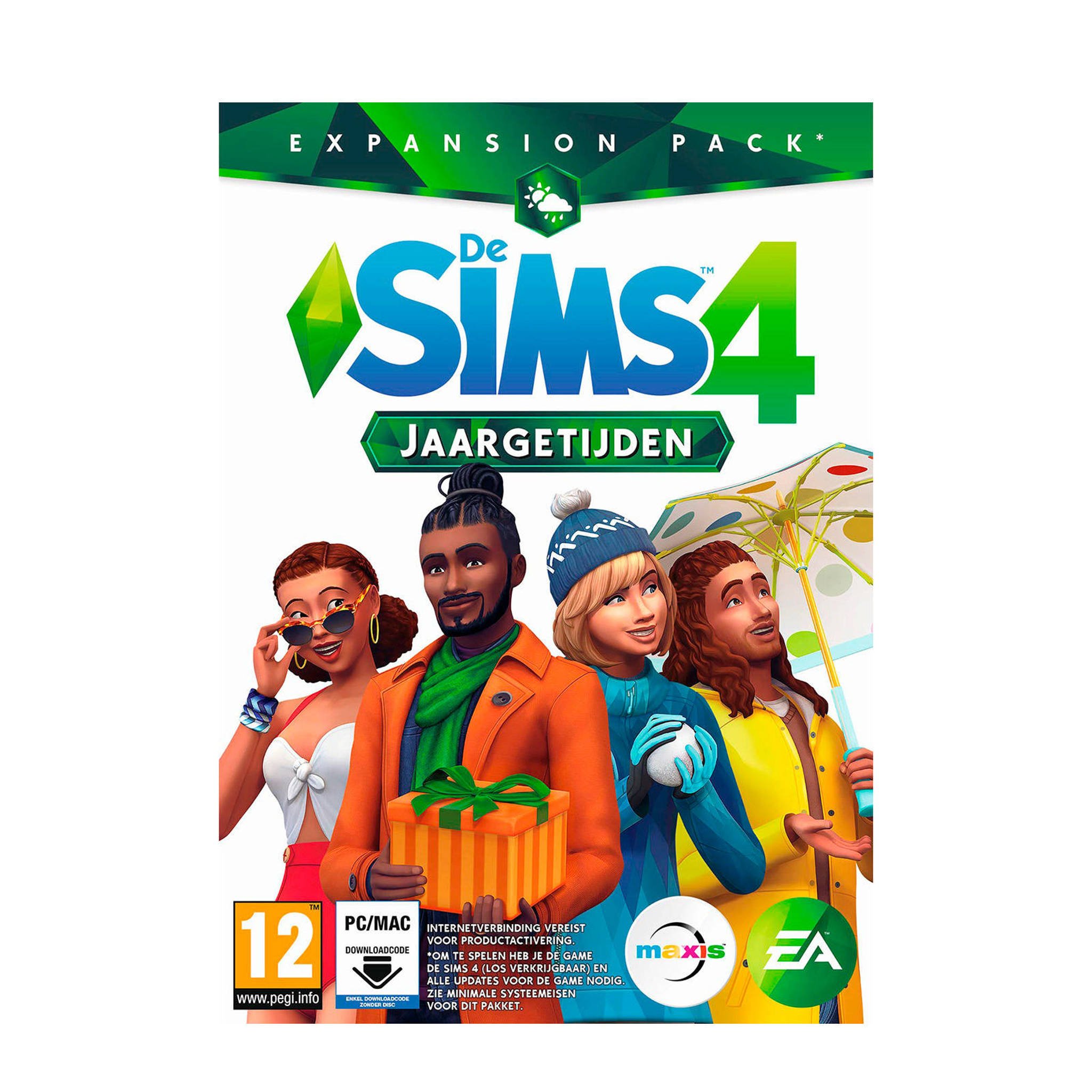 Electronic Arts De Sims 4 Jaargetijden Expansion Pack Download Code Pc Wehkamp
