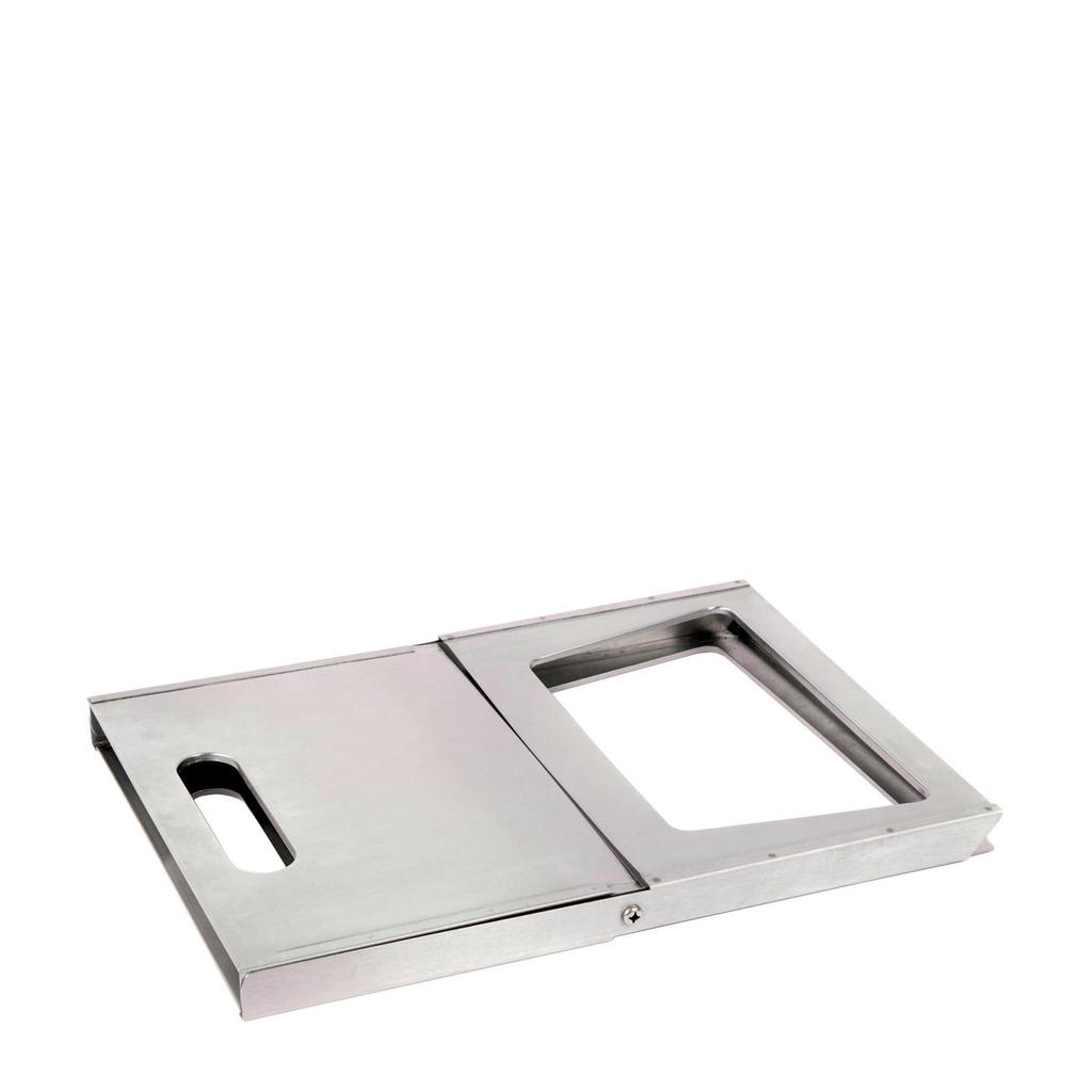 Bo-Camp Compact Deluxe Barbecue Portatile In Acciaio Inox – Pieghevole, 33x22.5x27.5 Cm, Griglia Compatta Per Campeggio E Picnic