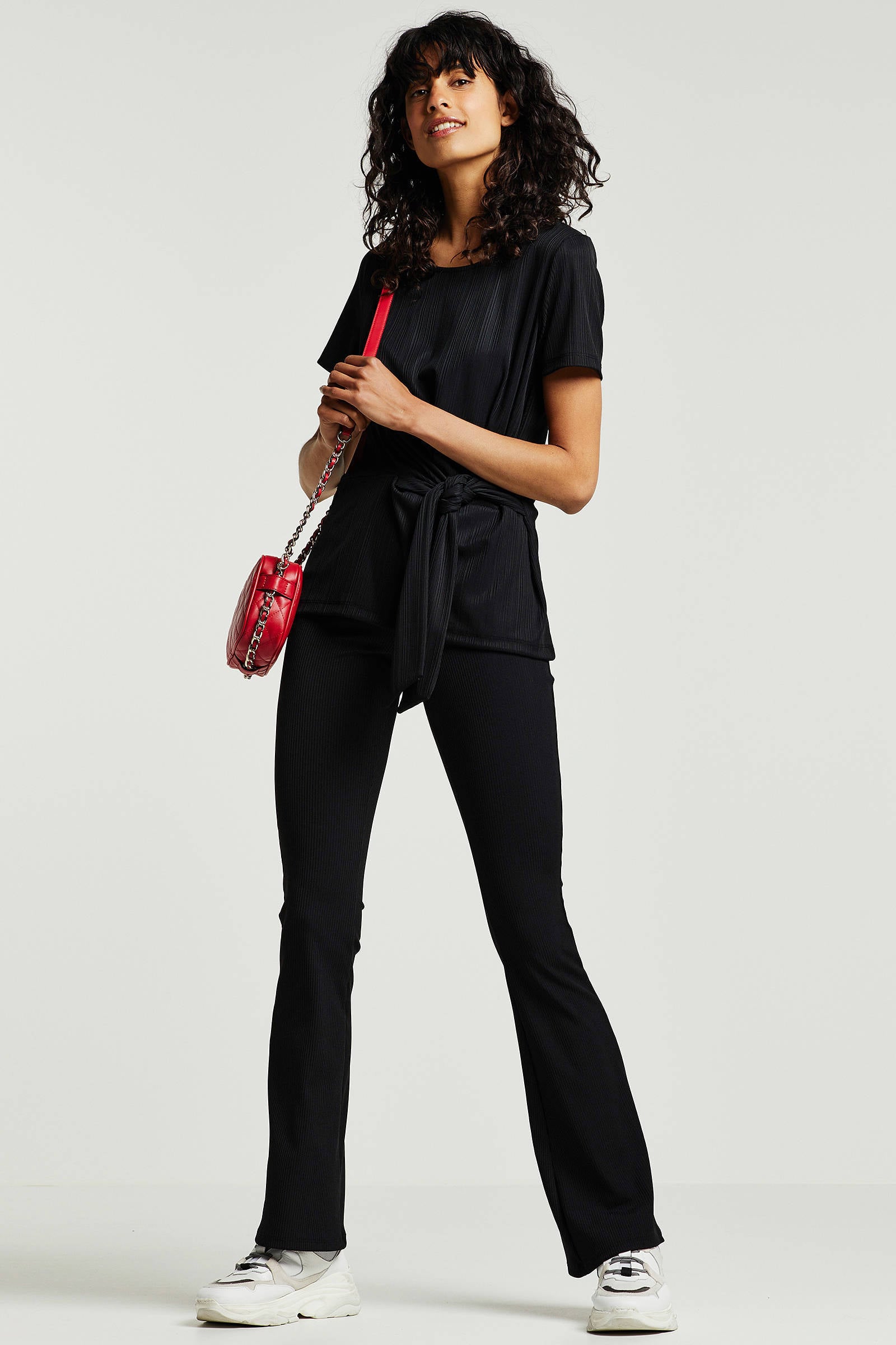 Cars flared broek Zuma zwart | wehkamp