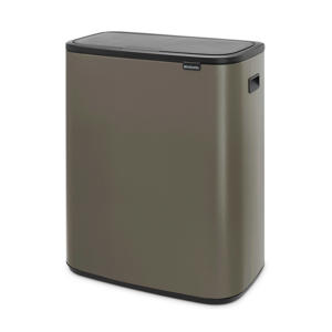 Bo Touch Bin Prullenbak - 2 x 30 l - Platinum