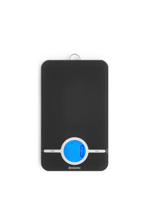 TASTY+ keukenweegschaal Digitaal - op Batterijen - Dark Grey