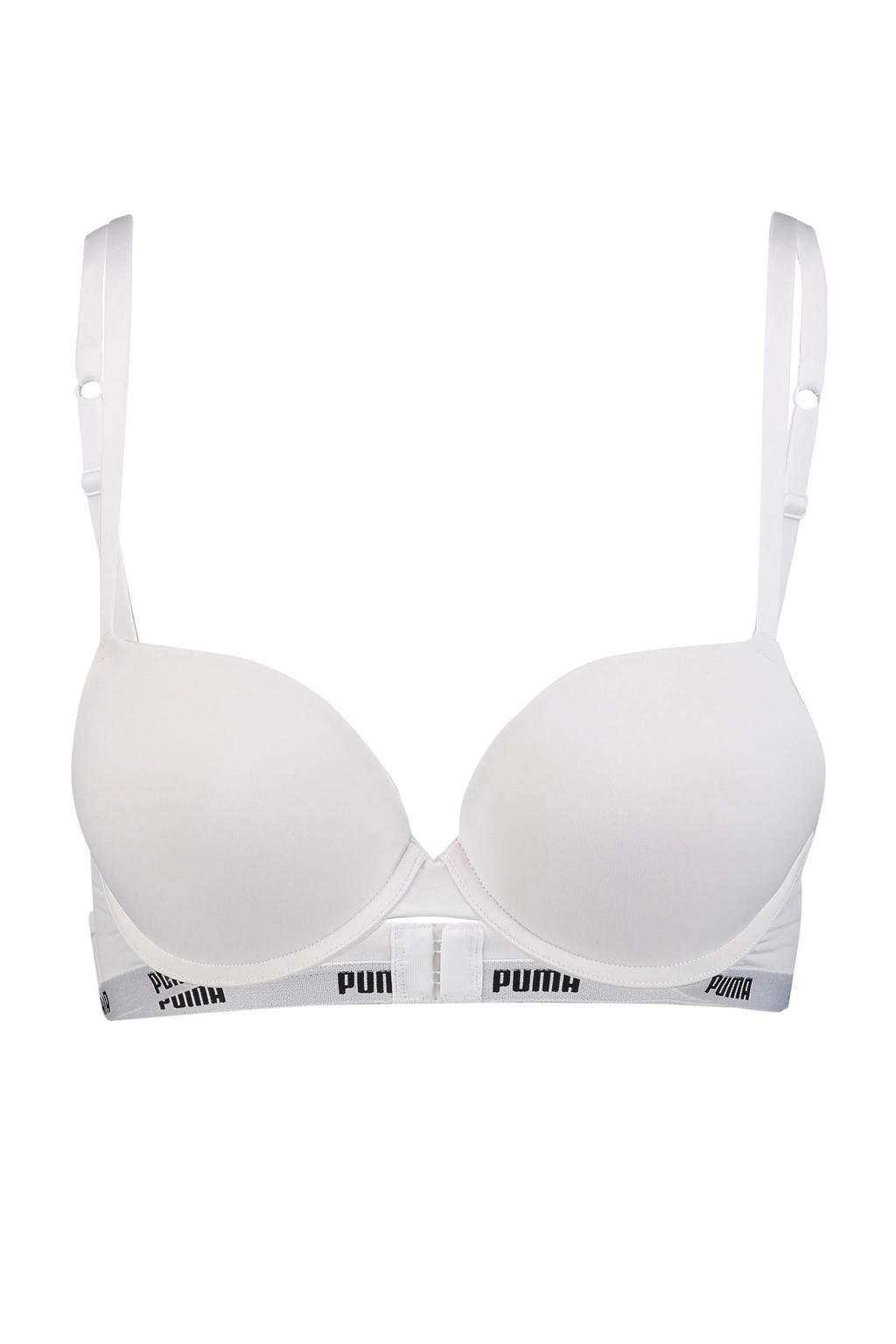 Puma voorgevormde push-up bh wit