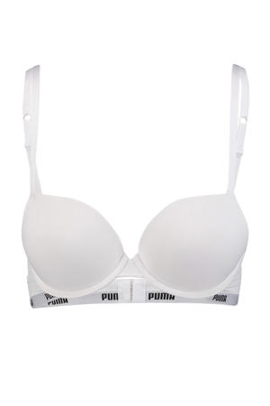 voorgevormde push-up bh wit