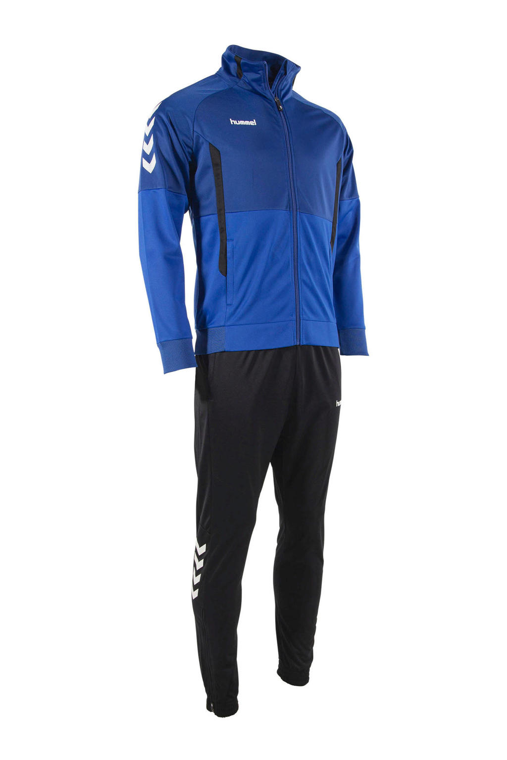 hummel Senior  trainingspak blauw/zwart
