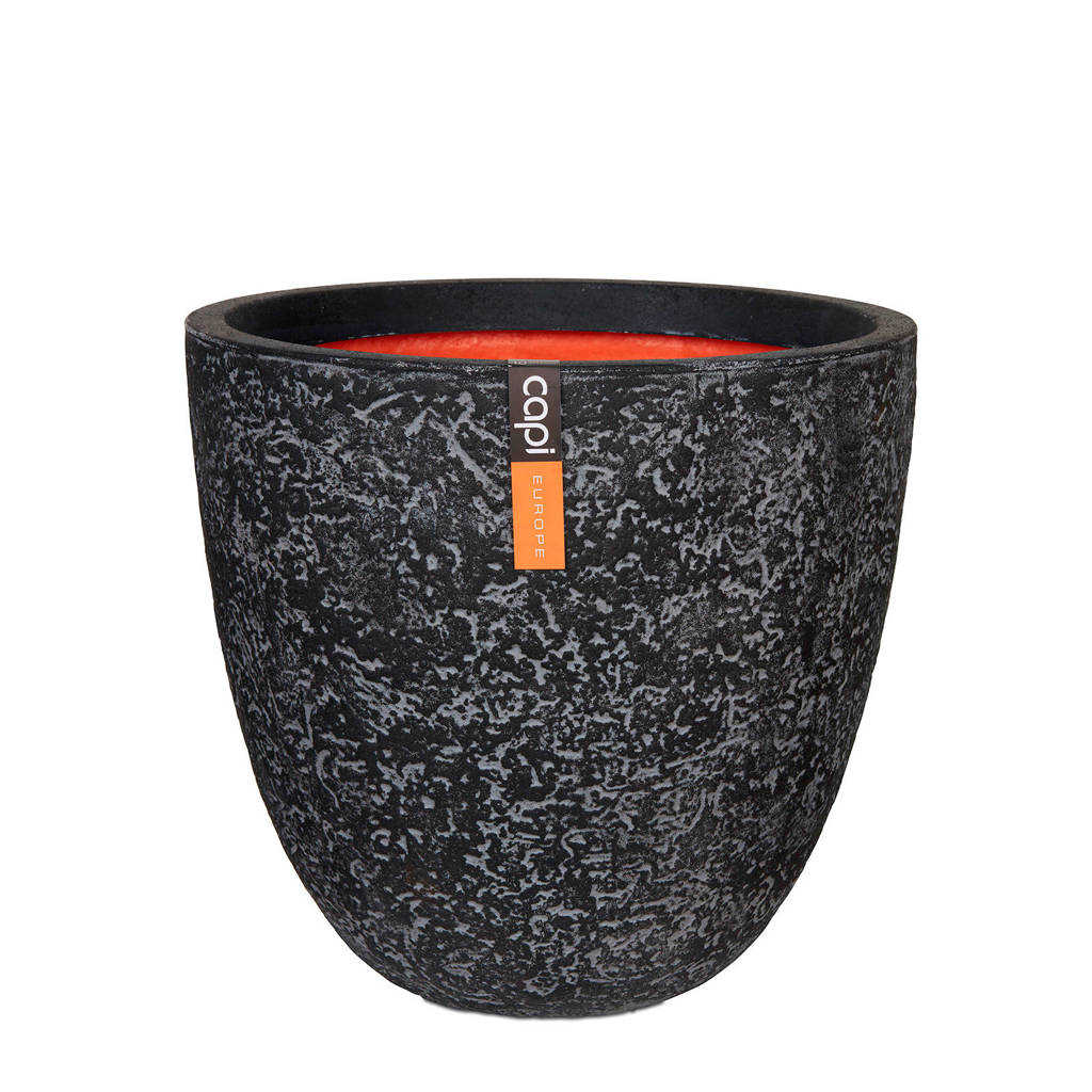Capi bloempot Nature Rock (Ø43x41 cm), Antraciet