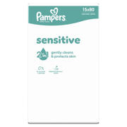 thumbnail: Pampers Sensitive 15 x 80 babydoekjes