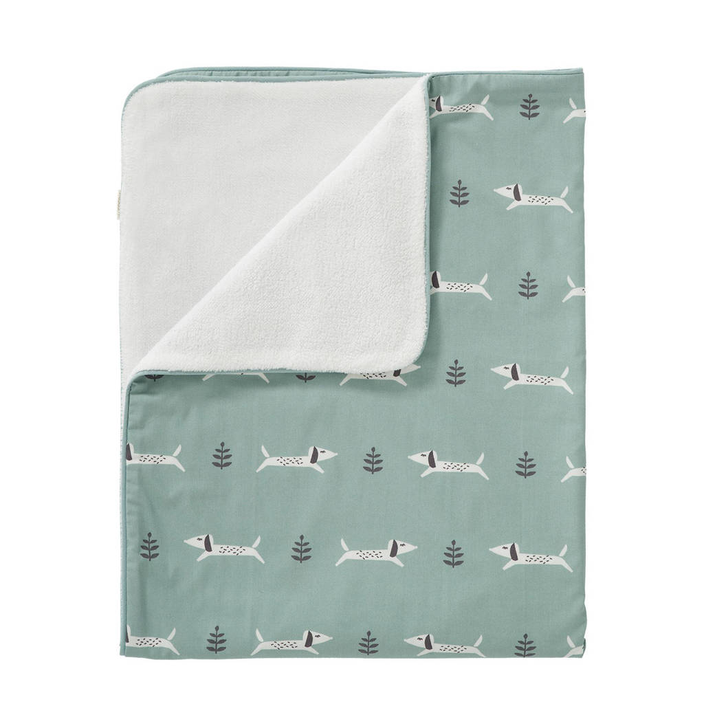 Fresk baby ledikantdeken Dachsy 100x150 cm, Blauw