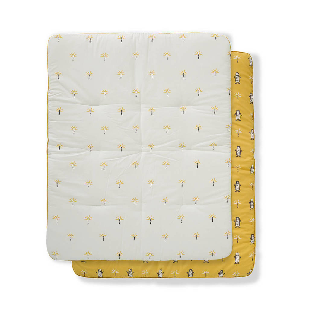 Fresk boxkleed pinguin, Geel/wit