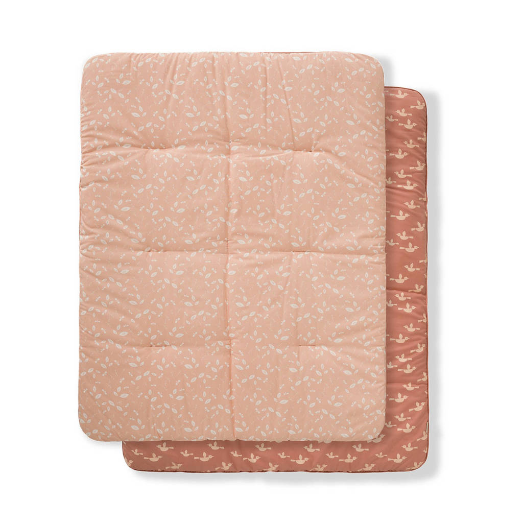 Fresk boxkleed birds, Roze