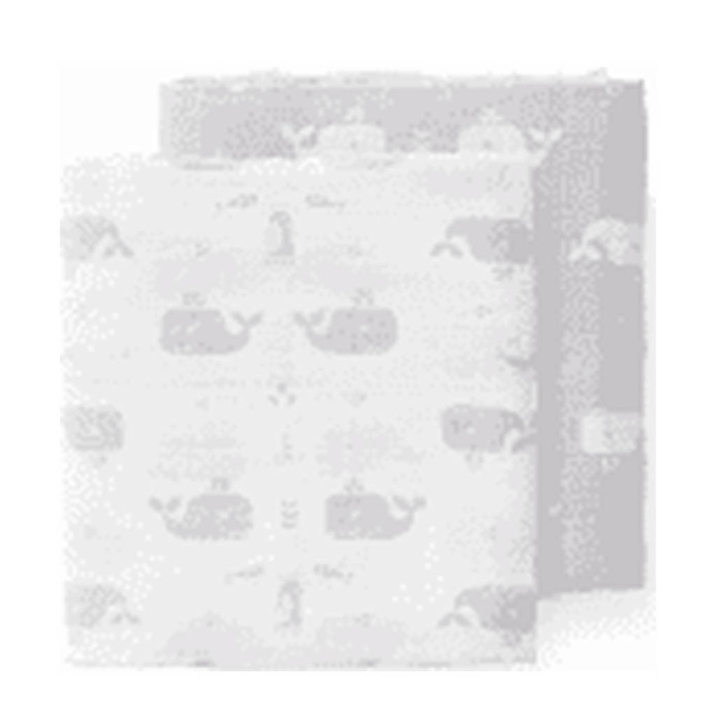 Fresk hydrofiele luier 120x120 cm -set van 2 wit/lichtgrijs, Wit/lichtgrijs