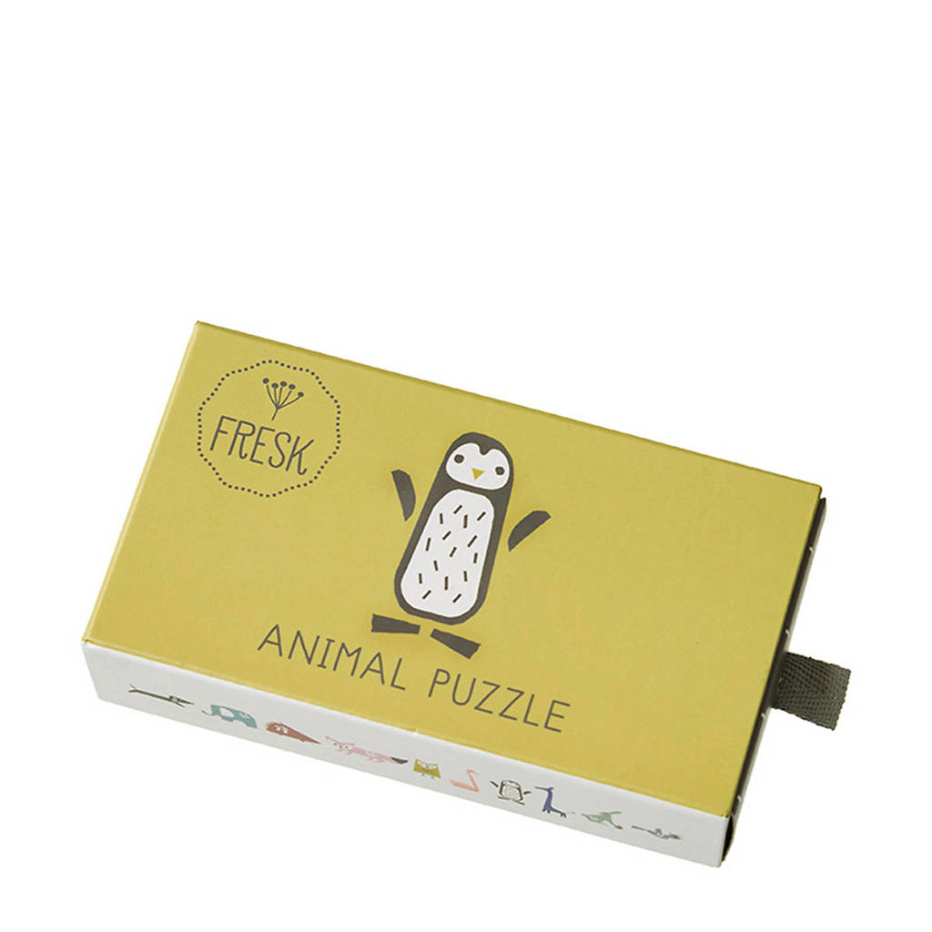 Fresk dierenpuzzel legpuzzel 8 stukjes