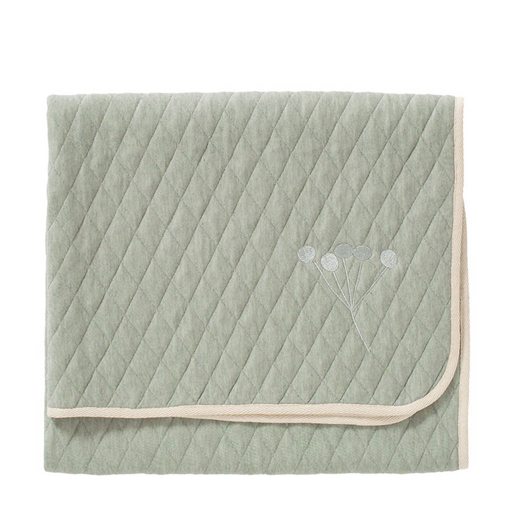 Fresk Nordic wiegdeken 75 x 100 cm lichtgroen, Lichtgroen