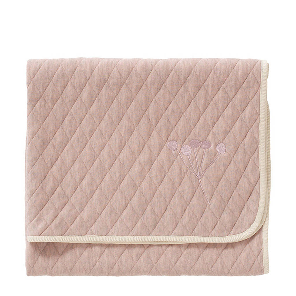 Fresk Nordic baby wiegdeken 75 x 100 cm roze, Roze