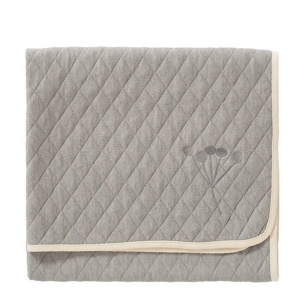 Fresk Nordic baby wiegdeken 75 x 100 cm grijs, Grijs