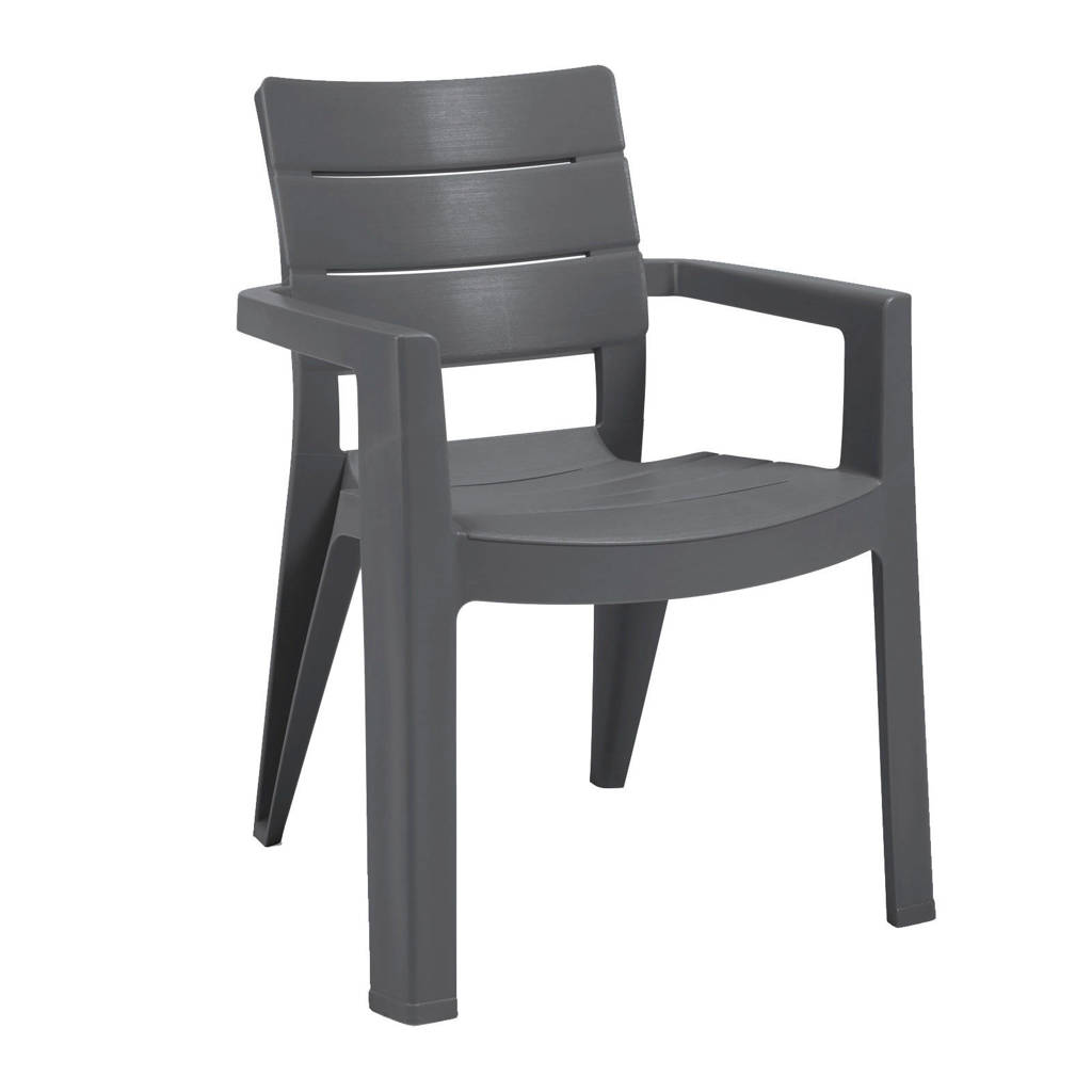 Allibert tuinstoel Ibiza (set van 4), Grijs