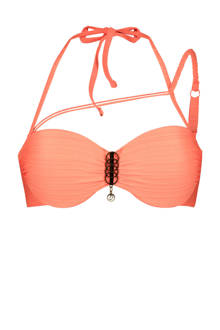push-up bikinitop Desire Goddes Doutzen koraal