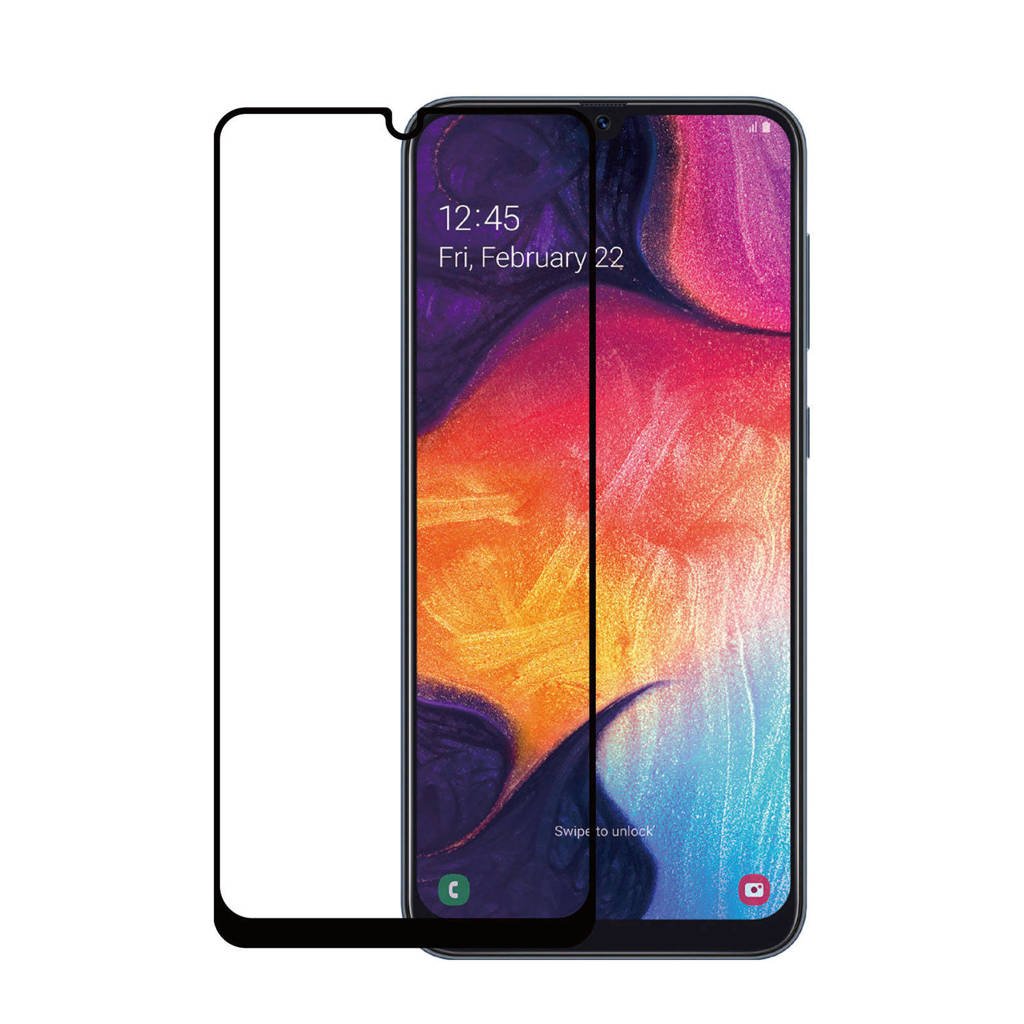 Azuri screenprotector voor Samsung Galaxy A30/A50, Zwart