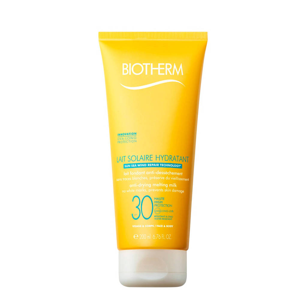 Biotherm Solaire Basic Lait Solaire Hydratant SPF30 zonnebrand - 200 ml, Zonnefactor SPF 30