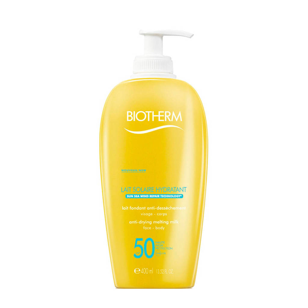 Biotherm Solaire Basic Lait Solaire Hydratant SPF50 zonnebrand - 400 ml, Zonnefactor SPF 50