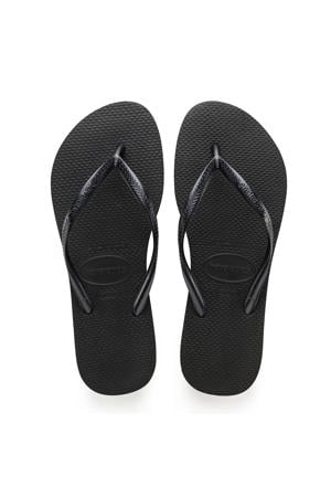teenslippers zwart