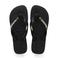 Havaianas Brasil Logo teenslippers zwart